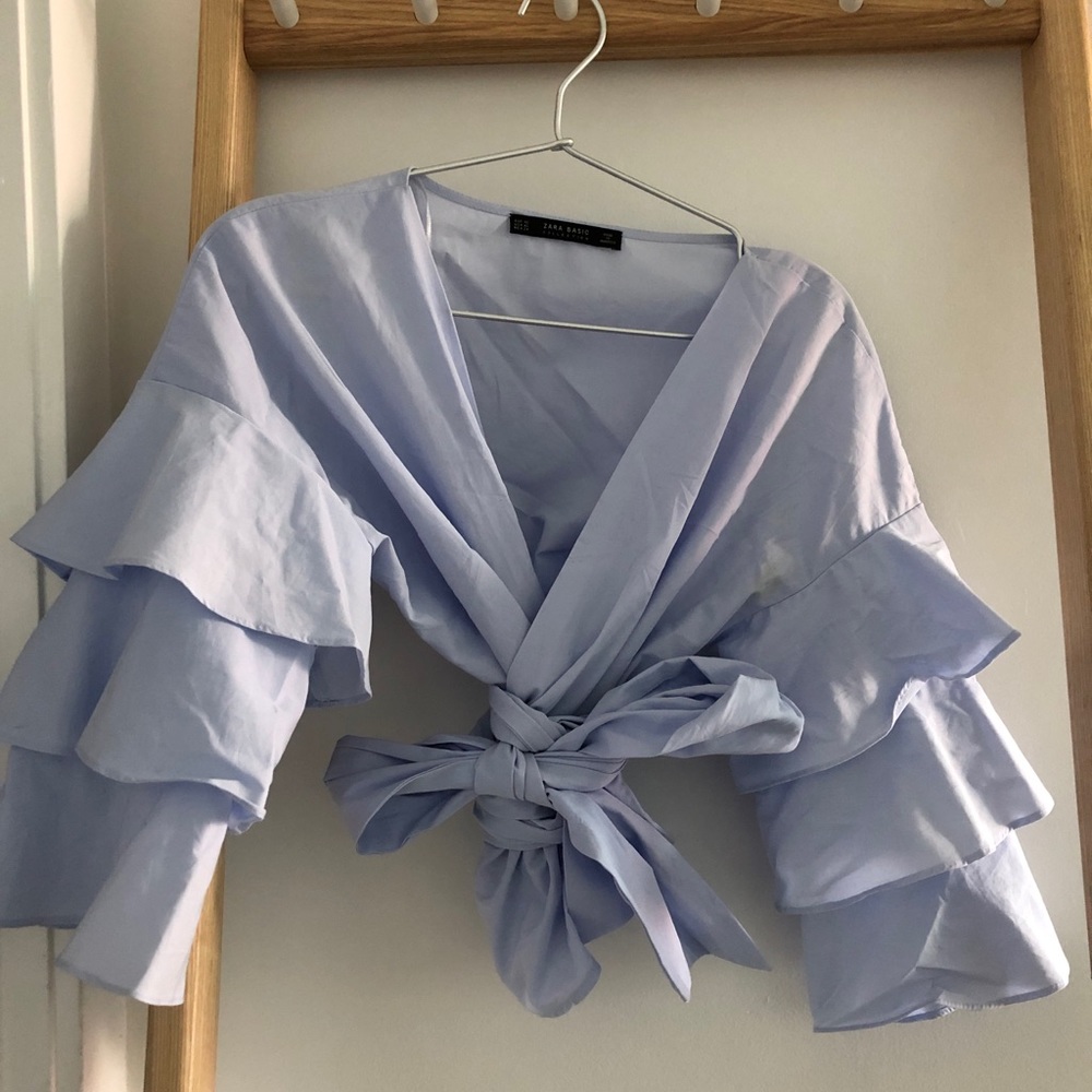 Zara wrap shirt